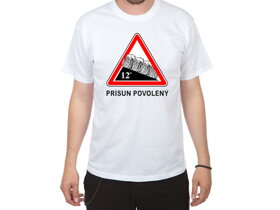 Pivárske tričko Prísun povolený - veľkosť L