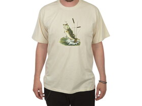 Rybárske tričko s rybou - veľkosť L