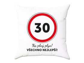 Narodeninový vankúš k 30. narodeninám CZ