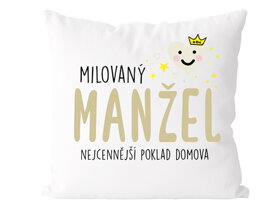 Vankúš Milovaný manžel CZ