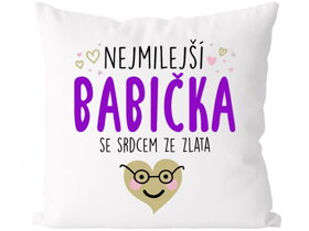 Vankúš Najmilšia babička CZ