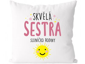 Vankúš Skvelá sestra CZ