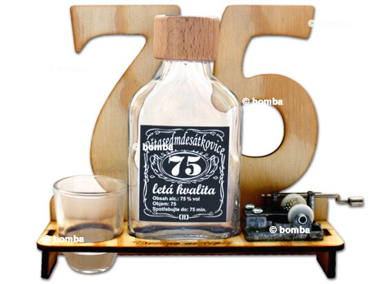 Značka na výročie 75 rokov s verklíkom CZ