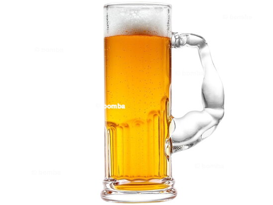 Pohár na pivo pre silákov