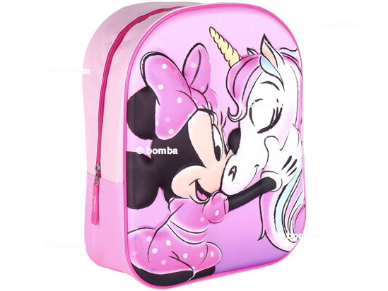 Dievčenský 3D ruksak Minnie Mouse a Jednorožec