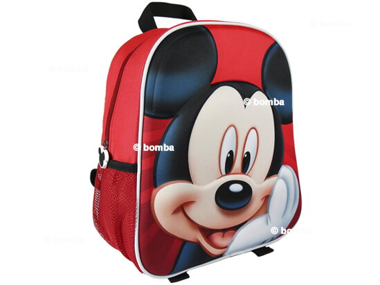 Červený 3D ruksak Mickey Mouse
