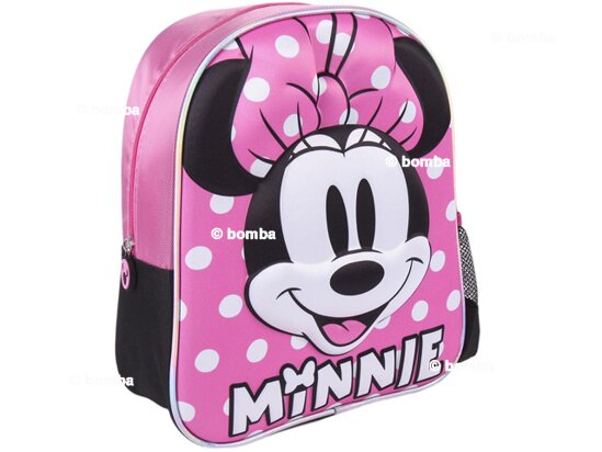 Dievčenský 3D ruksak s bodkami Minnie Mouse