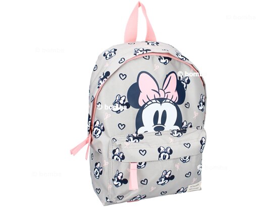 Šedý dievčenský ruksak Minnie Mouse