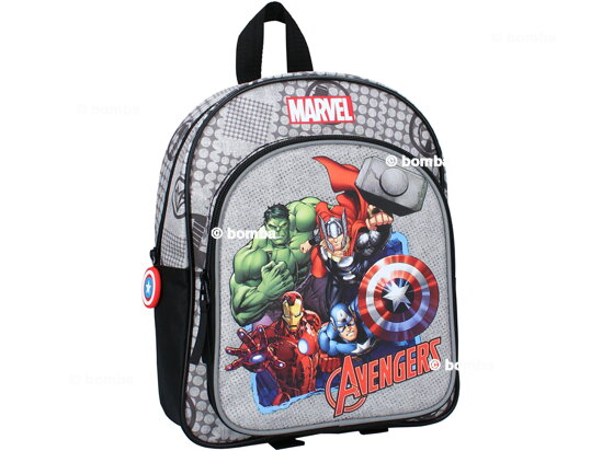 Šedý ruksak Marvel Avengers Safety Shield II