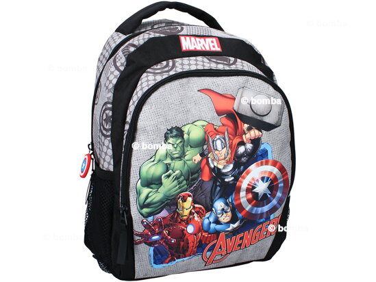 Šedý ruksak Marvel Avengers Safety Shield