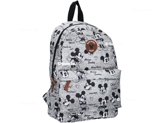 Šedý chlapčenský ruksak Mickey Mouse