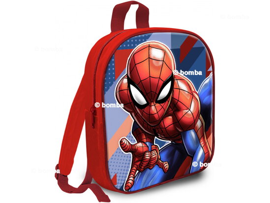 Červený detský ruksak Spiderman