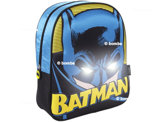 Detský 3D ruksak Batman s blikajúcimi očami