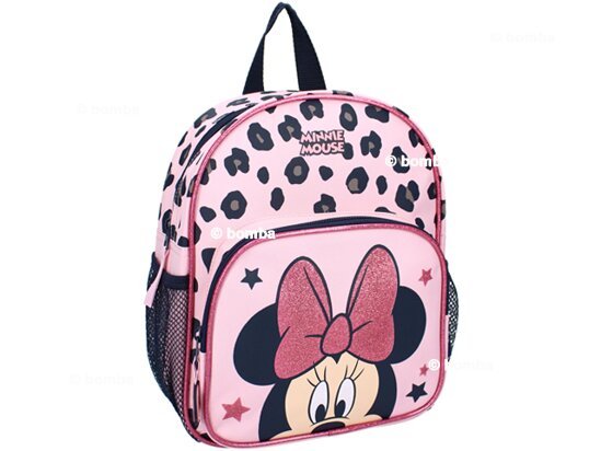 Dievčenský ruksak myška Minnie s mašľou