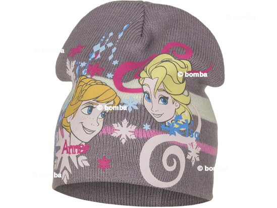 Hnedá čiapka Frozen II - Anna a Elsa - veľkosť 54 
