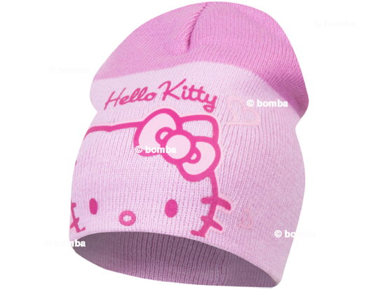 Detská ružová čiapka Hello Kitty - veľkosť 48