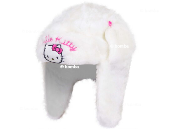Biela ušianka Hello Kitty - veľkosť 54