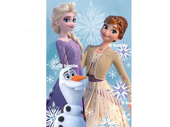 Detská deka Ľadové kráľovstvo Anna, Elsa a Olaf