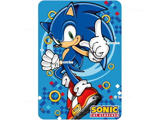 Detská deka Ježko Sonic Gold Ring
