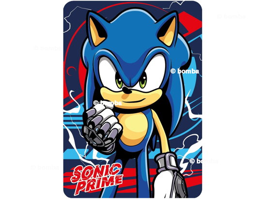 Modrá deka pre deti Ježko Sonic