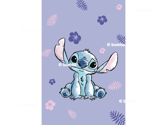 Fialová detská deka Lilo a Stitch