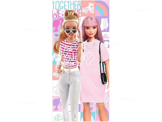 Detská plážová osuška Barbie Together