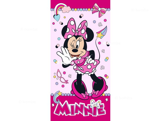 Ružová plážová osuška Minnie Mouse