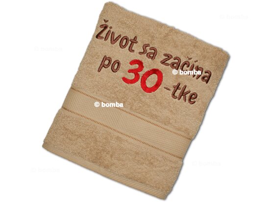 Osuška Život sa začína po 30-tke