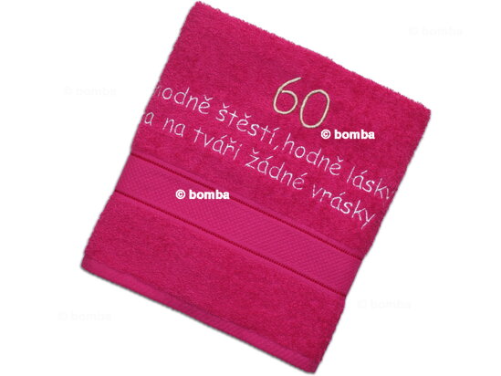 Osuška k 60-tke pre ženu CZ