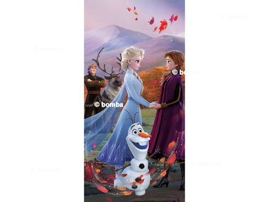 Dievčenská osuška Anna, Elsa a Olaf