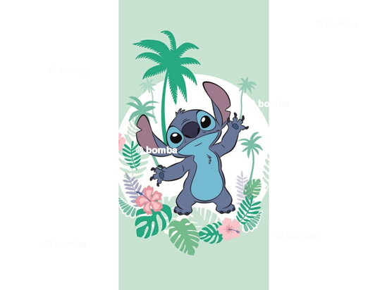 Zelená plážová osuška Lilo a Stitch