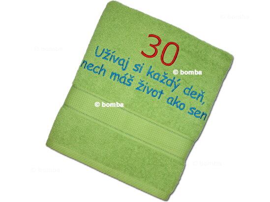 Osuška k 30-tke pre muža