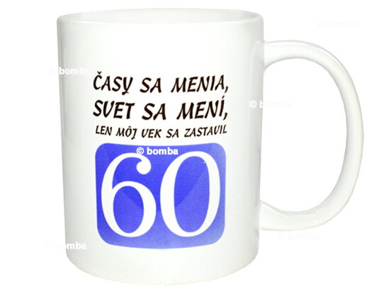 Hrnček pre 60 ročných