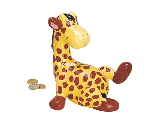 Keramická pokladnička Žirafa II