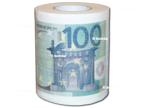 Toaletný papier 100 Eur