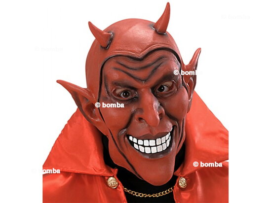Maska usmiaty červený Diabol