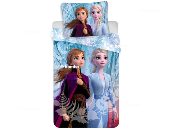 Dievčenské posteľné obliečky Frozen Elsa a Anna