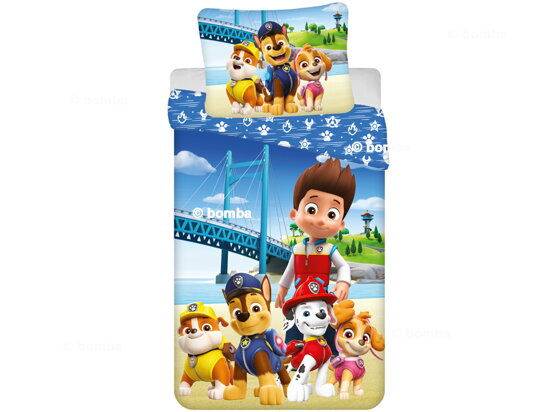 Posteľné obliečky Paw Patrol Bridge