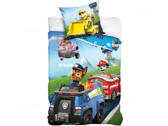 Posteľné obliečky Paw Patrol Transportation