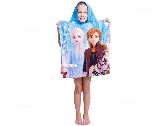 Detské pončo Frozen II - Anna, Elsa a Olaf 