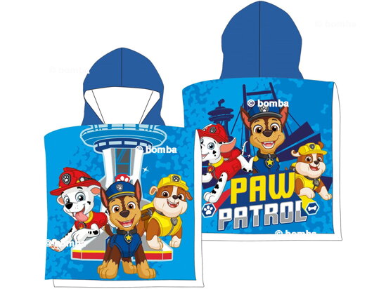 Modré pončo pre deti Labková patrola