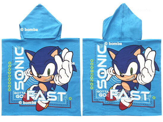 Detské pončo Ježko Sonic