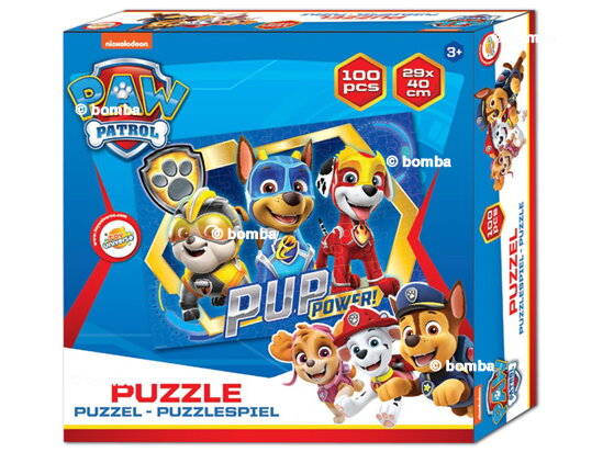 Puzzle Labková patrola - Pup Power! - 100 dielikov