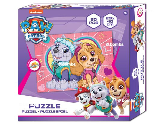 Puzzle Labková patrola - Skye a Everest - 50 ks