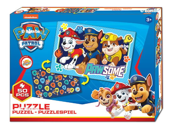 Puzzle Paw Patrol - Marshall, Chase a Rubble - 50 dielikov