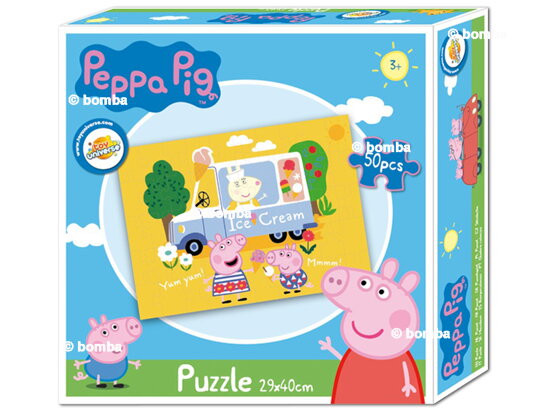 Puzzle Peppa Pig - Ice Cream - 50 dielikov