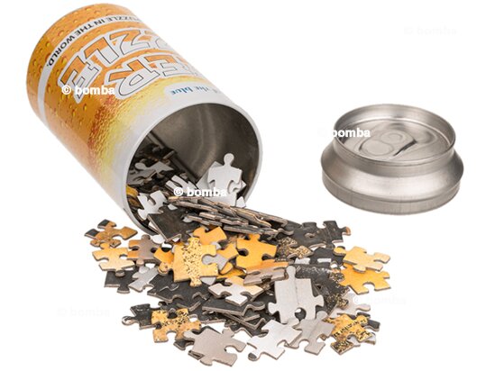 Puzzle pivo v plechovke