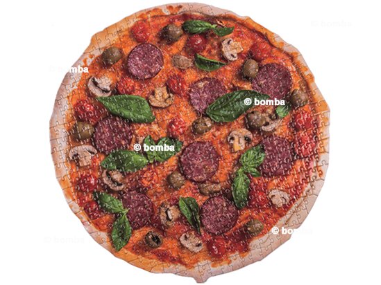 Zábavné puzzle Pizza v originálnej škatuli
