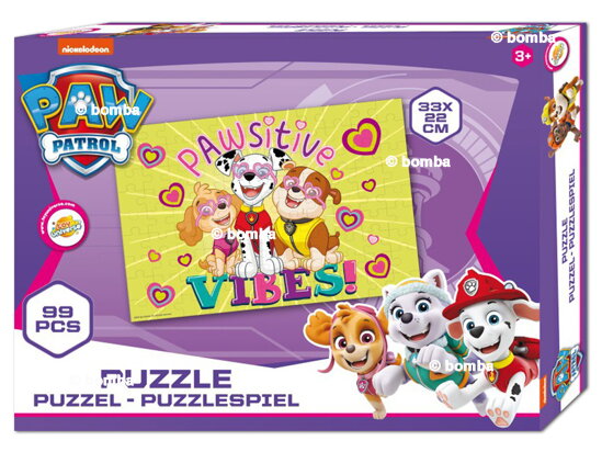 Puzzle Labková Patrola Pawsitive Vibes - 99 ks