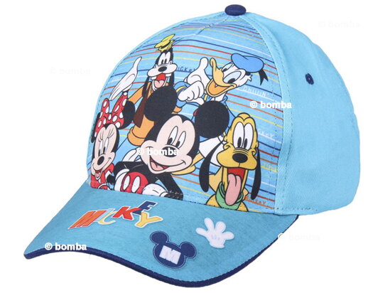 Modrá šiltovka Mickey Mouse a priatelia - veľkosť 51